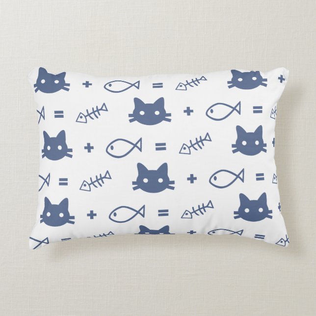 Almofada Decorativa Matemática de gatos (Frente)