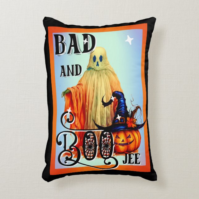 Almofada Decorativa Mau e Boojee _ Halloween Ghost (Frente(Vertical))