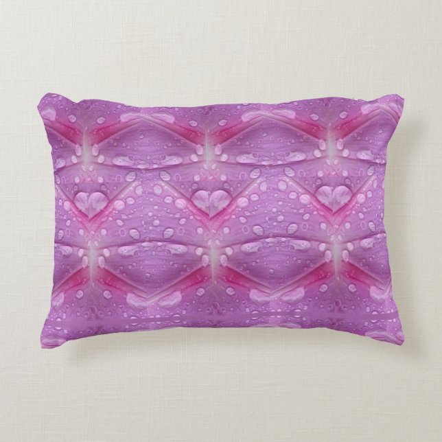 Almofada Decorativa Mauve com rosa (Frente)