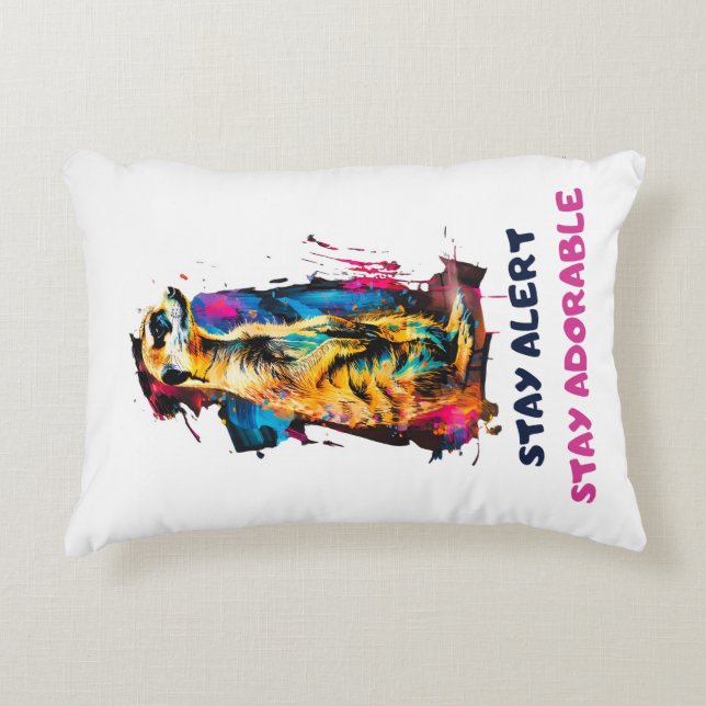 Almofada Decorativa Meerkat (Frente)