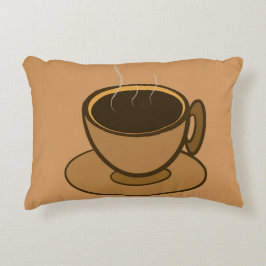 Almofada Decorativa Meio século Moderno Café Marrom