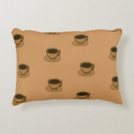 Almofada Decorativa Meio século Moderno Café Marrom