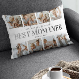 Almofada Decorativa Melhor Colagem de Fotos de Mãe Nunca