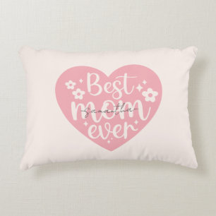 Almofada Decorativa Melhor Mãe do Coração Nunca