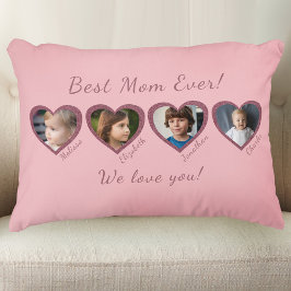 Almofada Decorativa Melhor Mãe Personalizada De Quatro Fotografias