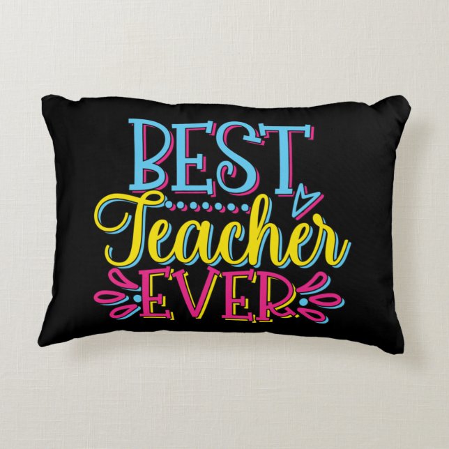 Almofada Decorativa Melhor Professora Do Mundo (Verso)