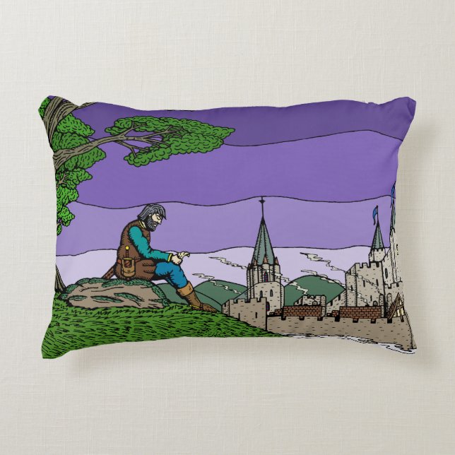 Almofada Decorativa Memórias de Camelot (Frente)