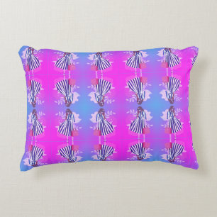 Almofada Decorativa Meninas adolescentes, design, mulheres roxas na mo