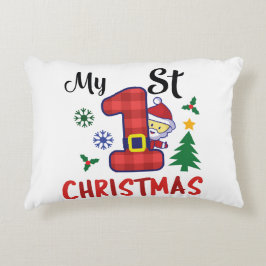 Almofada Decorativa Meu primeiro Natal