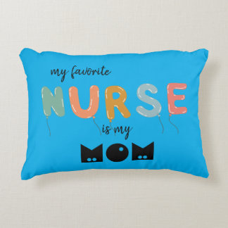 Almofada Decorativa Minha Enfermeira Favorita É A Tipografia Dos Balõe