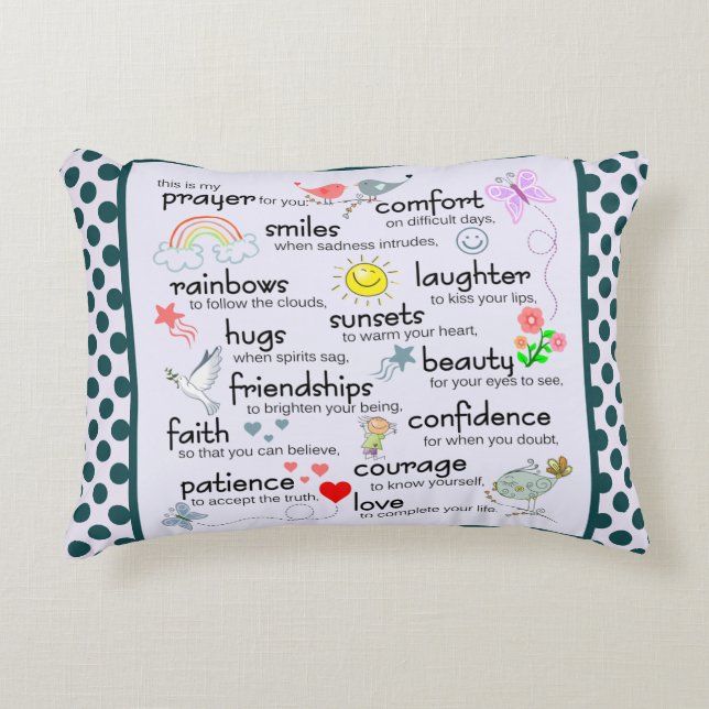 Almofada Decorativa Minha oração para você (Frente)