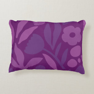 Almofada Decorativa Minha princesa ama flores roxas e felizes