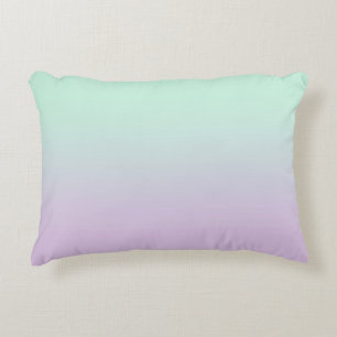 Almofada Decorativa Mint Aestésico De Pastel E Ombre De Gradiente Lil