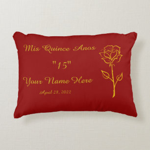 Almofada Decorativa Mis Quince Anos Travesseiro