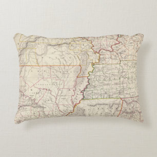 Almofada Decorativa Missouri, mal, KY, Tenn, Alá, senhorita, arca