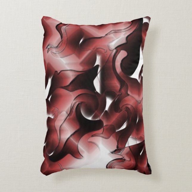 Almofada Decorativa Mistura de nevoeiro acastanhado e mal esculpida (Frente(Vertical))