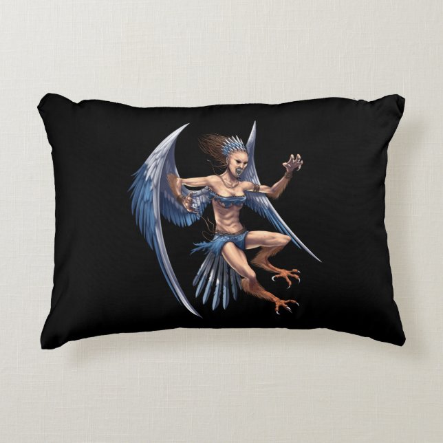Almofada Decorativa Mitologia Grega Harpy (Frente)