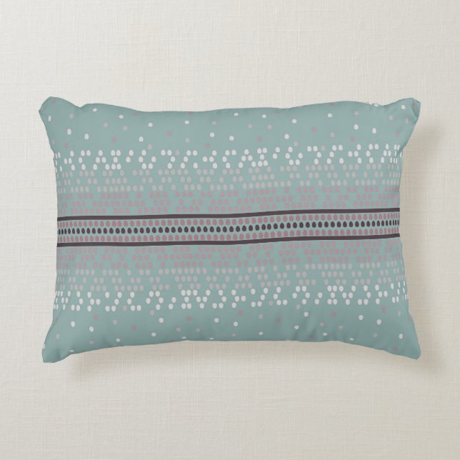 Almofada Decorativa Modern Aqua Speckled (Frente)