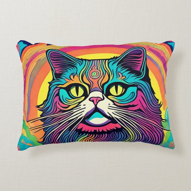 Almofada Decorativa Modern Zen Cat (Frente)