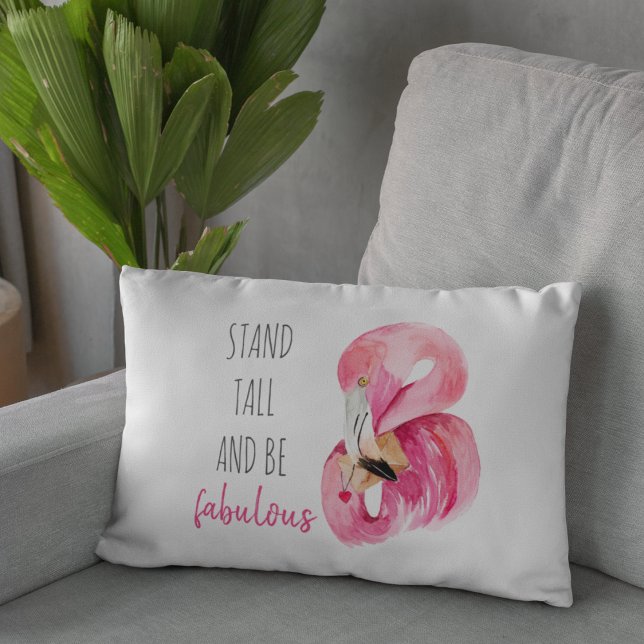 Almofada Decorativa Moderno Exótico Altura E Fabuloso Flamingo BE (Criador carregado)