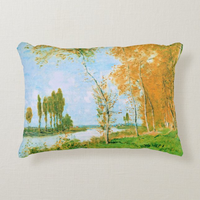 Almofada Decorativa Monet - A Primavera em Argenteuil, (Frente)