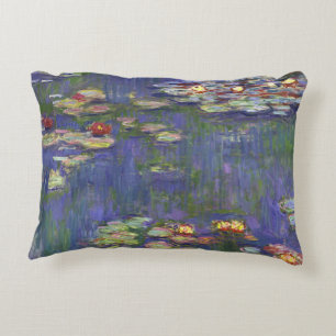 Almofada Decorativa Monet Water Lily - Pintura de plataforma