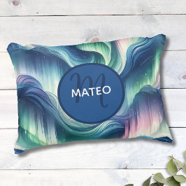 Almofada Decorativa Monograma, Galáxia das Luzes do Norte, Crianças