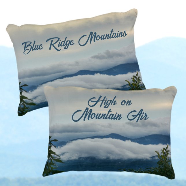 Almofada Decorativa Montanhas Blue Ridge High on Mountain Air (Criador carregado)