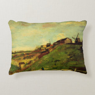 Almofada Decorativa Montmartre: Pedreira, os Moinhos por Vincent van G