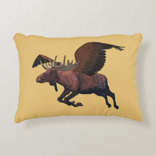 Almofada Decorativa Moose Voadora