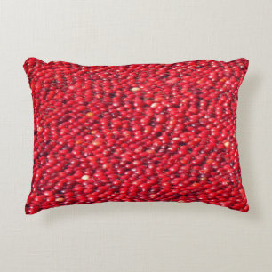 Almofada Decorativa Morangos Vermelho Festivo