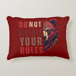 Almofada Decorativa Motivação | Próximo modo de pensar | Urso