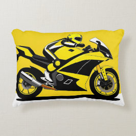 Almofada Decorativa Motociclo e cavaleiro