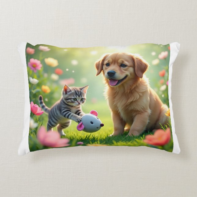 Almofada Decorativa Muito bom e belo design de imagens em  (Frente)