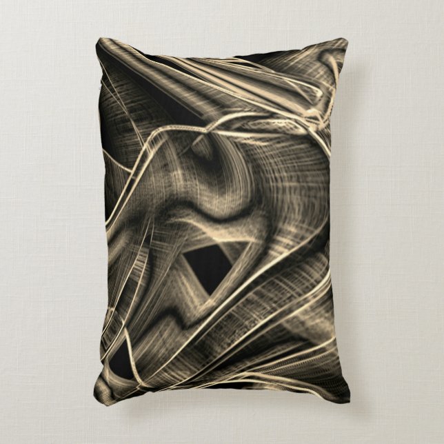 Almofada Decorativa Muito torcido, parecido com pínus queimados com en (Frente(Vertical))