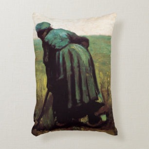 Almofada Decorativa Mulher Camponesa Cavando por Vincent van Gogh