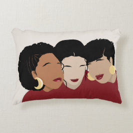 Almofada Decorativa Mulheres Negras, Amigos Irmãs