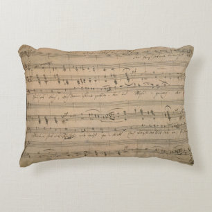 Almofada Decorativa Música Antiga de 1822, Canção do Velho
