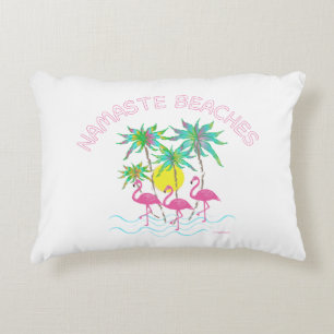 Almofada Decorativa Namaste encalha o gráfico tropico do divertimento