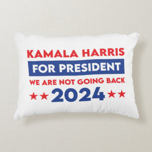 Almofada Decorativa Não Vamos Voltar Para Kamala Harris Para O Preside