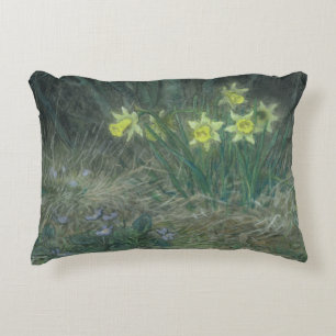 Almofada Decorativa Narciso e violetas, c.1867