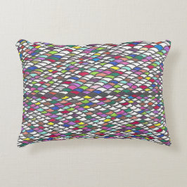 Almofada Decorativa Narmin | Padrão Colorido e Repetitivo Desenhado à