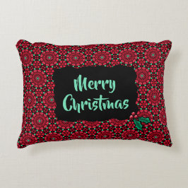 Almofada Decorativa Natal Floral