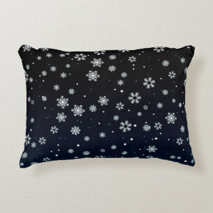 Almofada Decorativa Natal: Padrão de neve