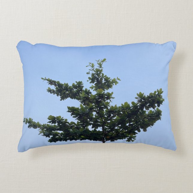 Almofada Decorativa Nature's Harmony Pillow - Trees and Skies in Perfe (Frente)