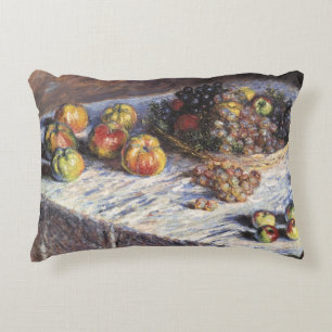 Almofada Decorativa Natureza Morta com Maçãs e Uvas por Claude Monet