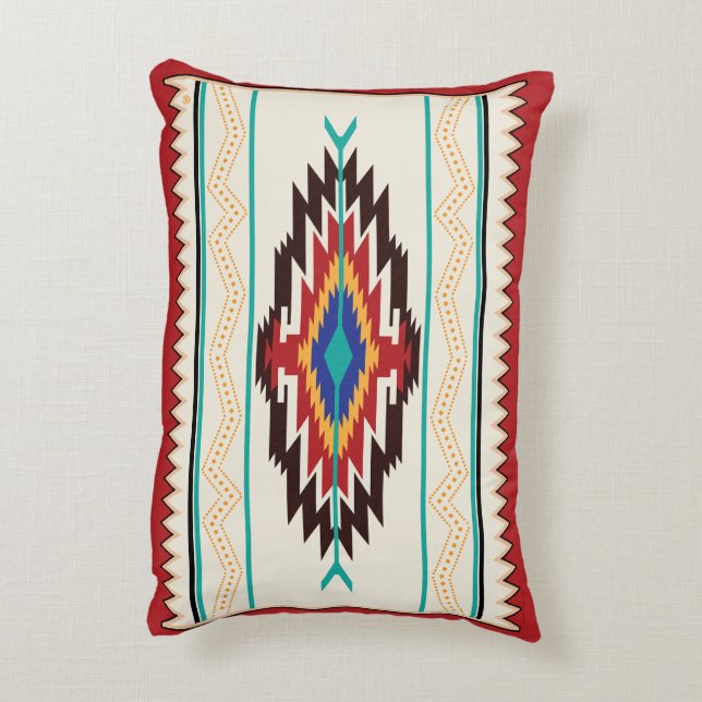 Almofada Decorativa Navajo Blanket Design (Verso(Vertical))
