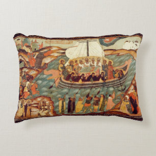 Almofada Decorativa Navio de Fé Ícone Ortodox l Christian l