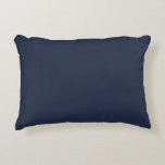 Almofada Decorativa Navy Blue<br><div class="desc">This dark shade of the world's most popular color was once called marine blue and has been used by the British Navy since the eighteenth century. Navy blue represents trust and stability and is less attention-seeking than lighter shades of blue. Navy blue is conservative and evokes feelings of tradition and...</div>