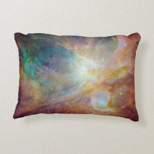 Almofada Decorativa Nebulosa do Orion Verde Aqua
